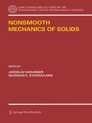 cover image of Nonsmooth Mechanics of Solids